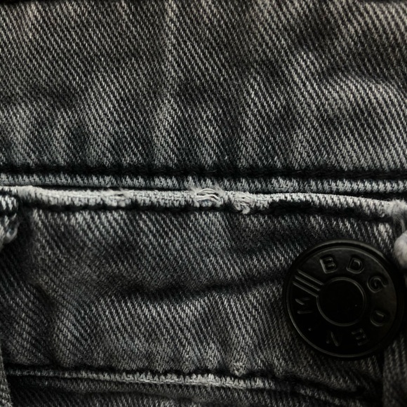 urban outfitters dark grey high rise mom jeans - Picture 4 of 4